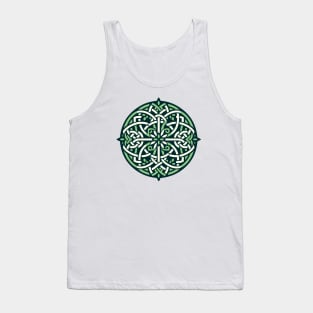 Eternal Celtic Knotwork Mandala Art 1 Tank Top